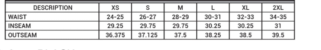 Check out the size chart for Mama X™ Joggers by Mama X™ Brand, featuring XS-2XL with waist sizes 24-35, inseam 29.25-31, and outseam 36.375-39.5. Perfectly designed for a cozy everyday outfit, these joggers ensure ultimate comfort and style.